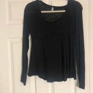 Free people NWOT black knit